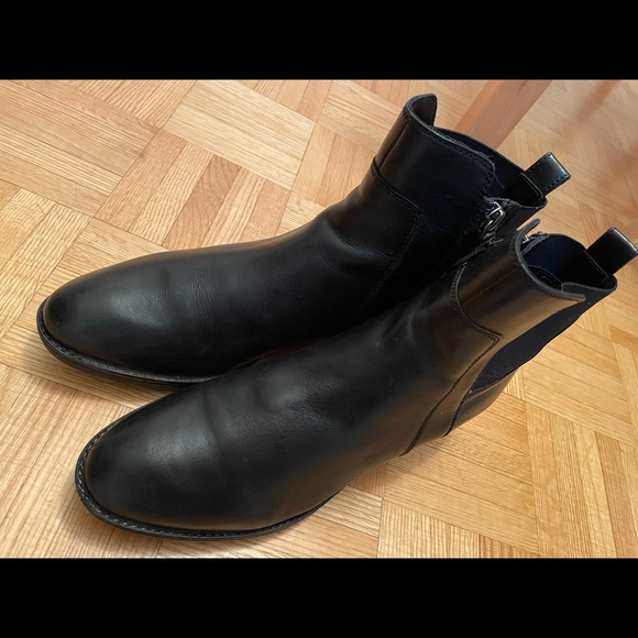 Leather Geox Black Breathable Ankle Boots in Great Condition - Picture 2 of 9